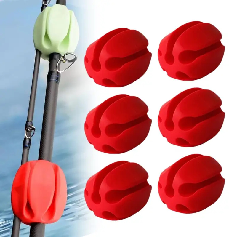 Fishing Equipment Storage - 6-24Pcs Rod Protection Cover Rod Ball