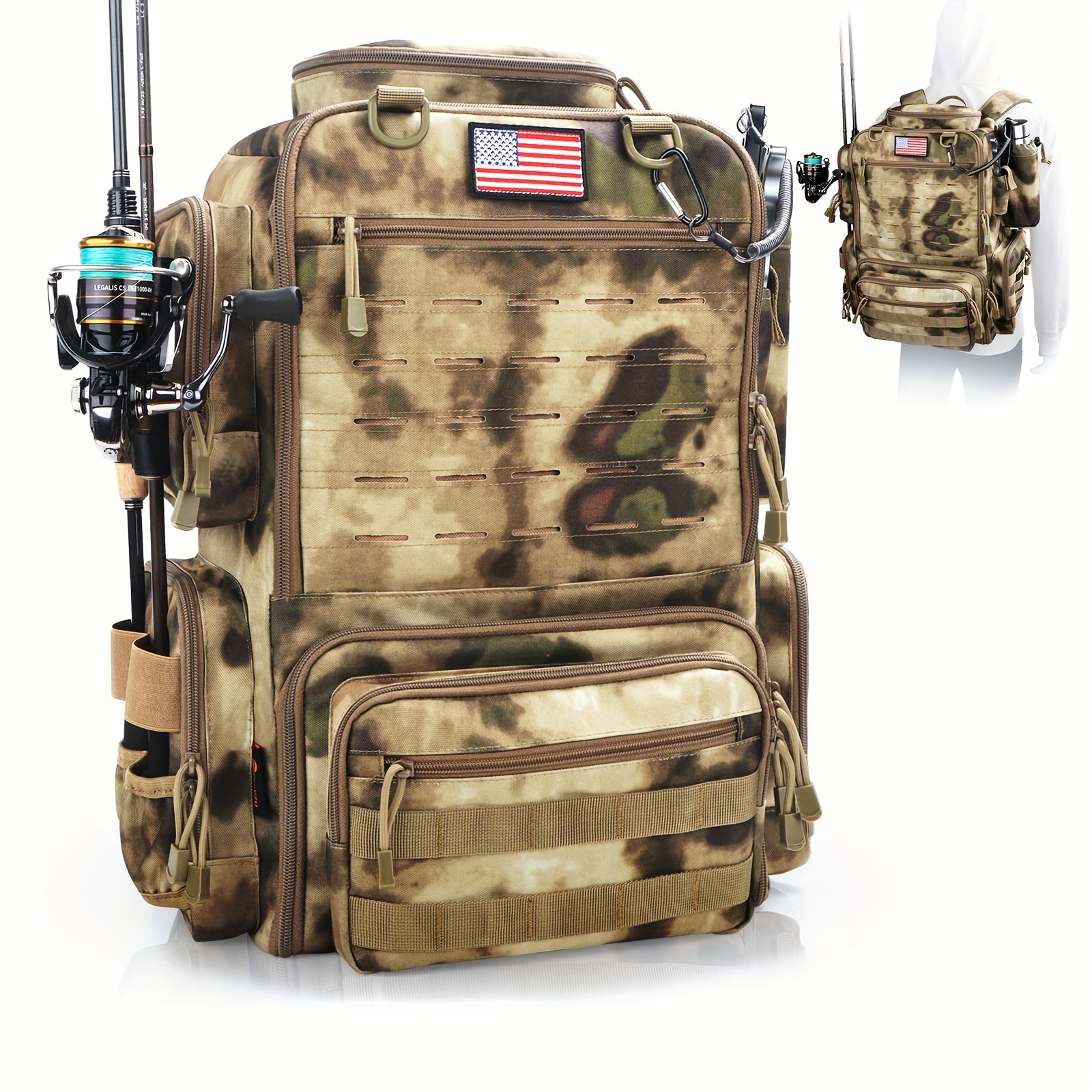 Fishing Equipment Usa - A Spacious 11.89gal Fishing Backpack Featuring