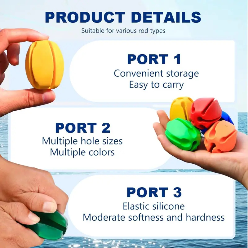 6-24Pcs Rod Protection Cover R - Fishing Equipment Storage ulasan dan harga