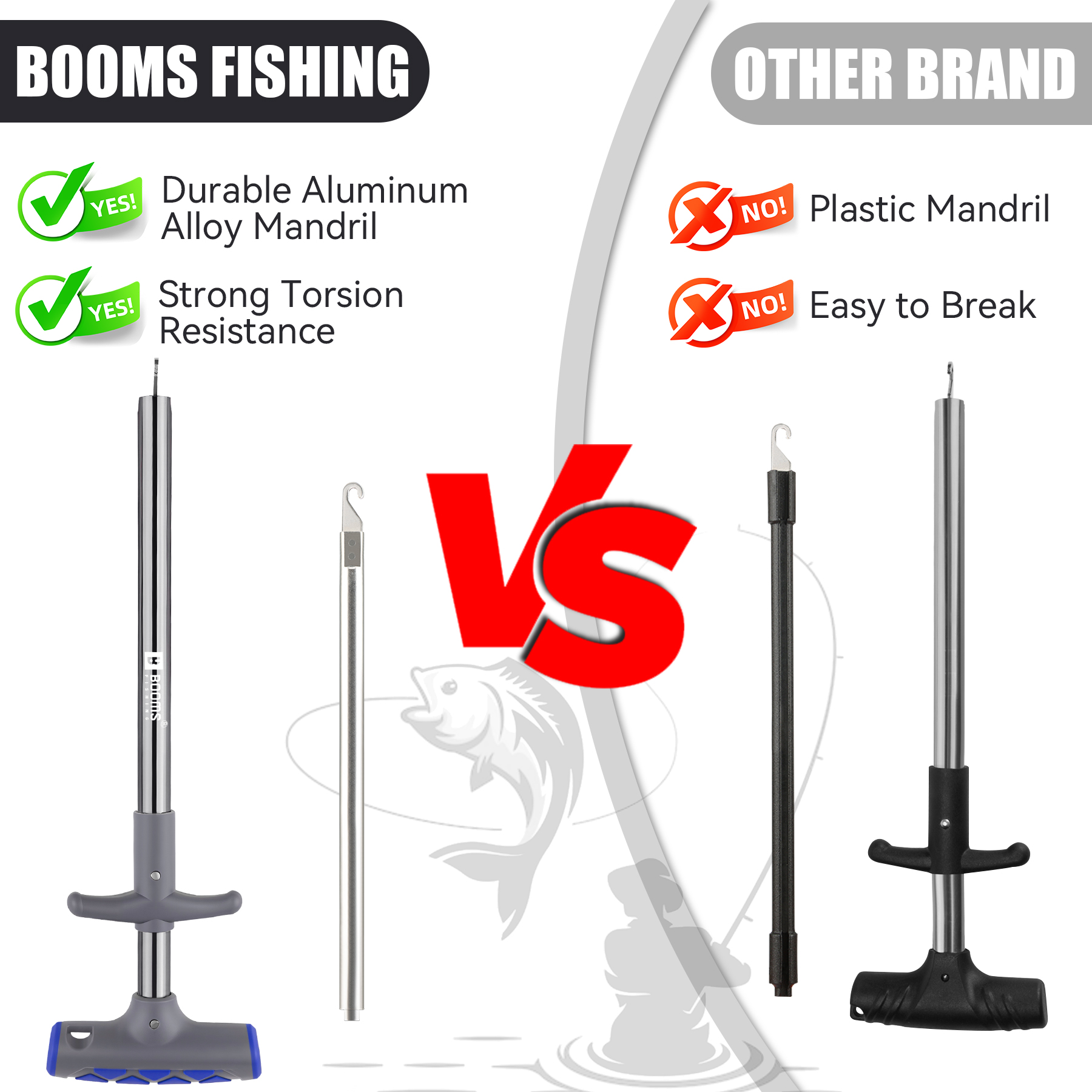 Booms Fishing XW20 Long Fish H - Fishing Equipment Price ulasan dan harga