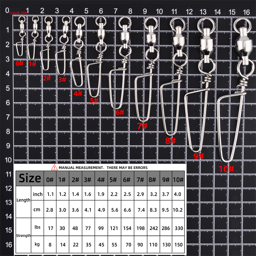 50pcs Fishing Ball Bearing Swi - Fishing Equipment Organizer ulasan dan harga