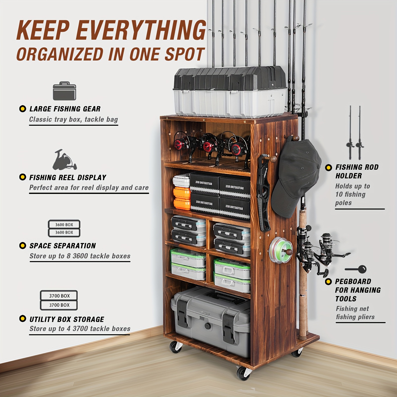 Ghosthorn Fishing Rod Holders  - Fishing Equipment Organizer ulasan dan harga
