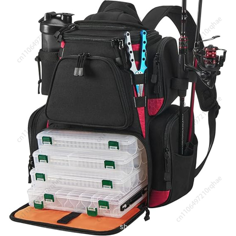 Fishing Gear Backpack with Lar - Fishing Equipment Storage ulasan dan harga