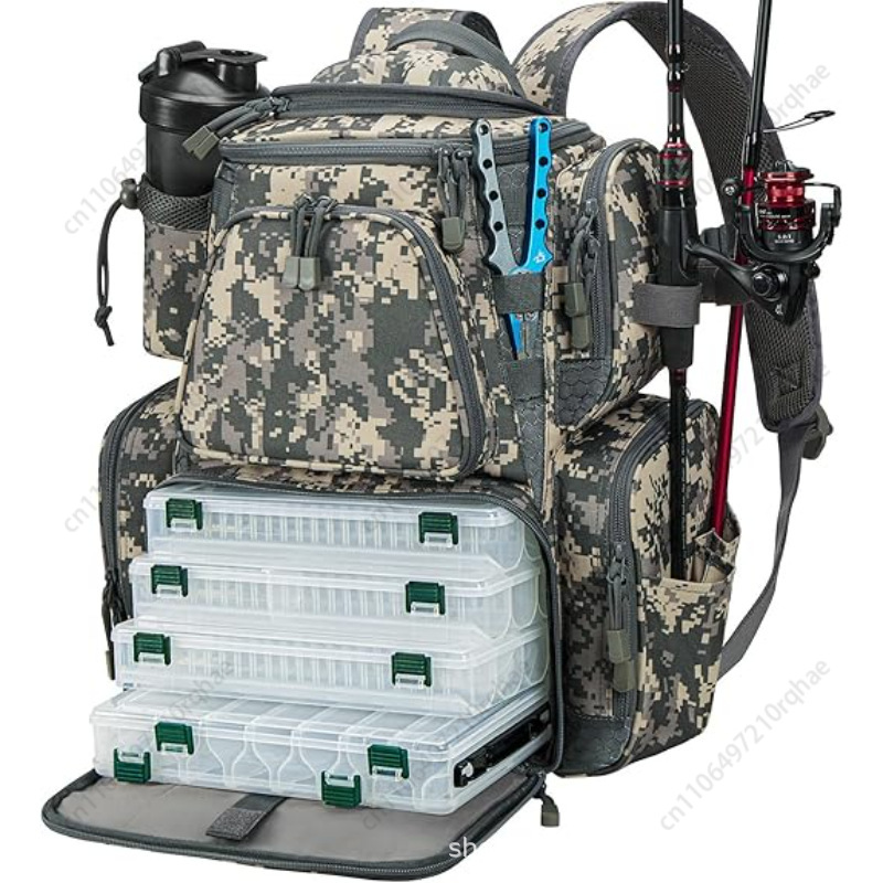Fishing Gear Backpack with Lar - Fishing Equipment Storage ulasan dan harga