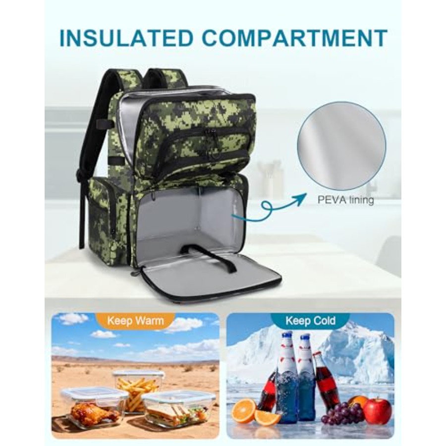 Fishing Backpack with Rod Hold - Fishing Equipment Usa ulasan dan harga